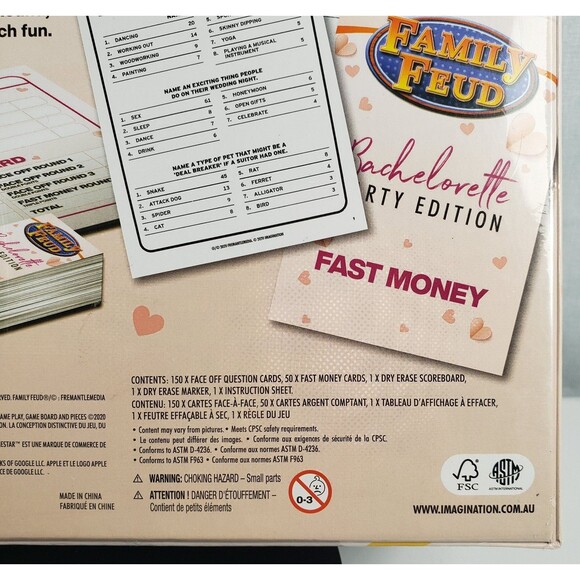Family Feud Bachelorette Party Edition by Spin Master Games Adult 17+ New - Picture 11 of 16